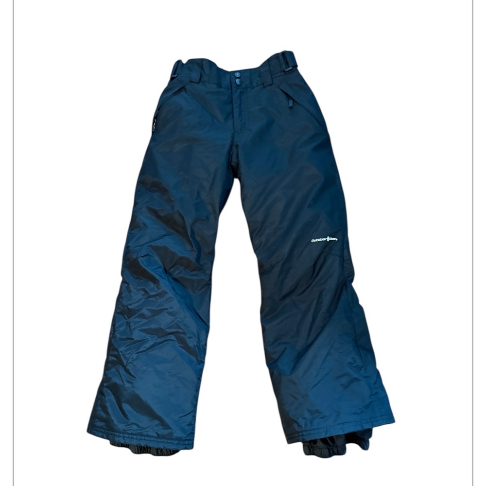 Outdoor Gear - Kids Snow Black Pants -Insulated - Ski -Snowboard Size Medium EUC